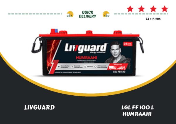 livguard battery lglff100l (100 ah)