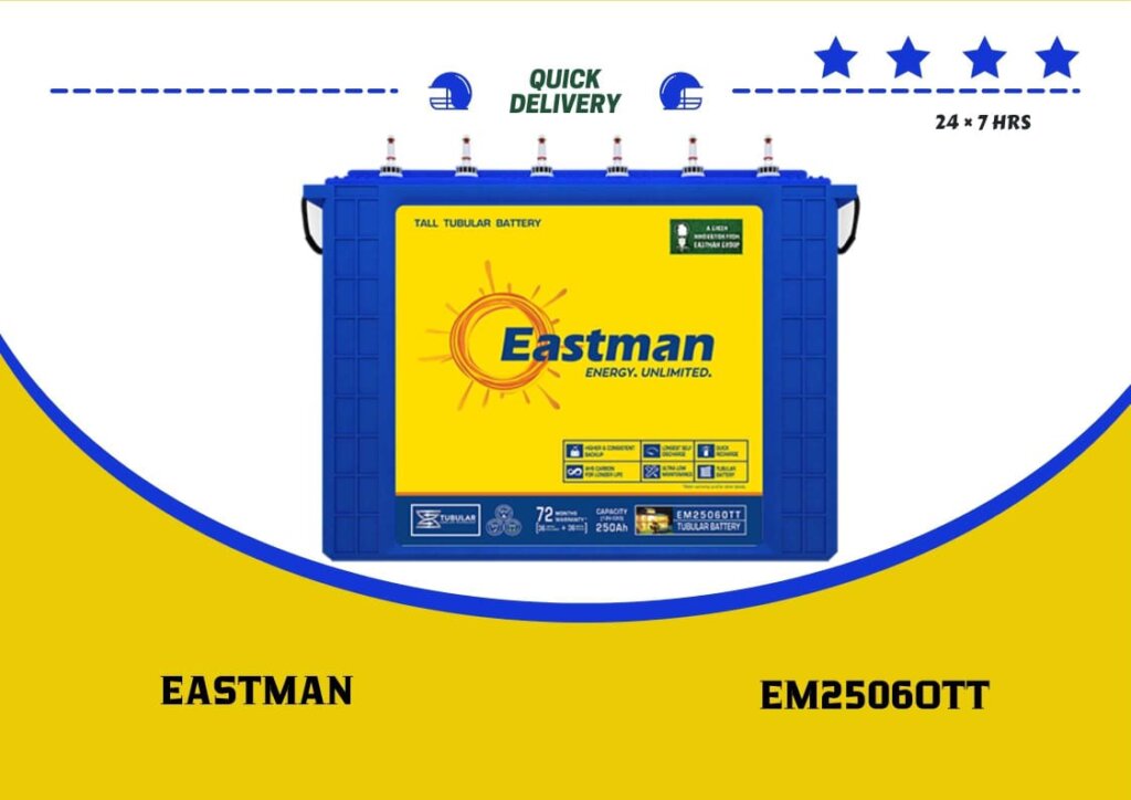 EASTMAN INVERTER BATTERY EM25060TT (250 AH)