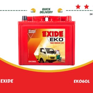 Exide EKO60L 60Ah Three-Wheeler Battery – Warranty, Specs & Price