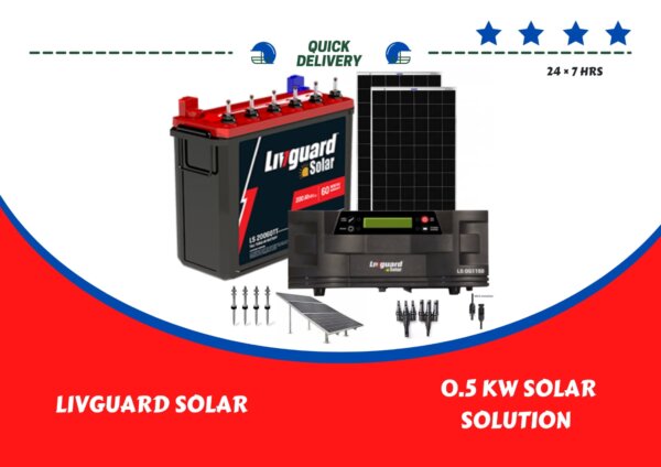 Livguard Combo Solar battery and Inverter