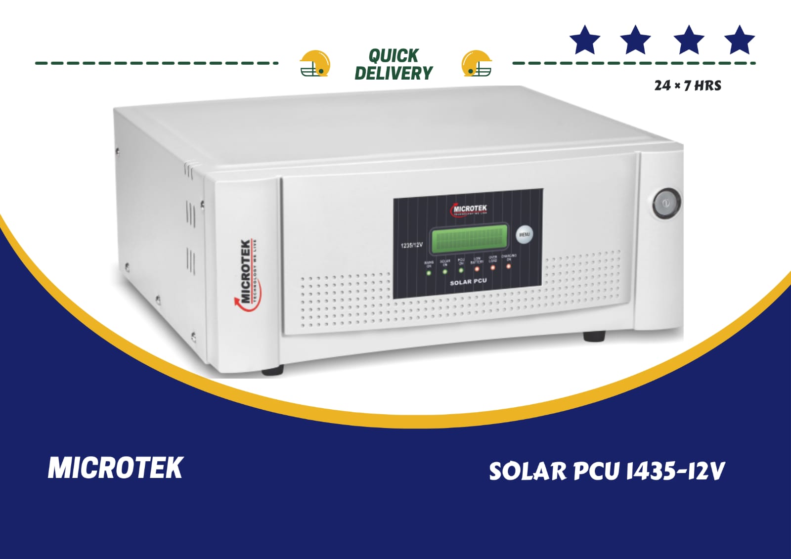 MICROTEK SOLAR INVERTER BATTERY PCU1435