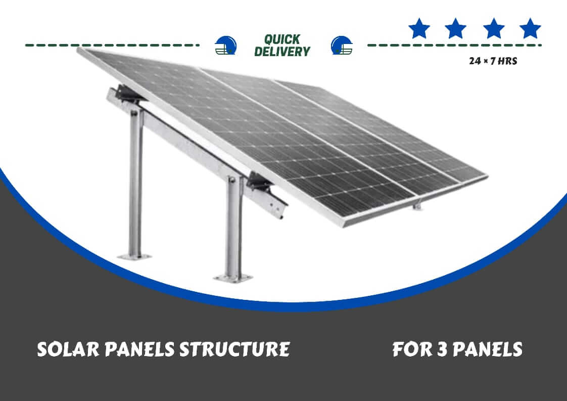 Solar 3 Panel Stand Horizontal
