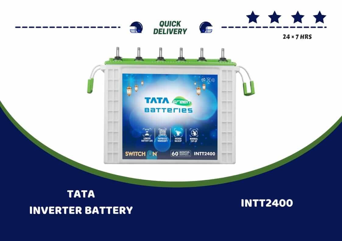 PHOTO OF TATAGREEN INVERTER BATTERY 200