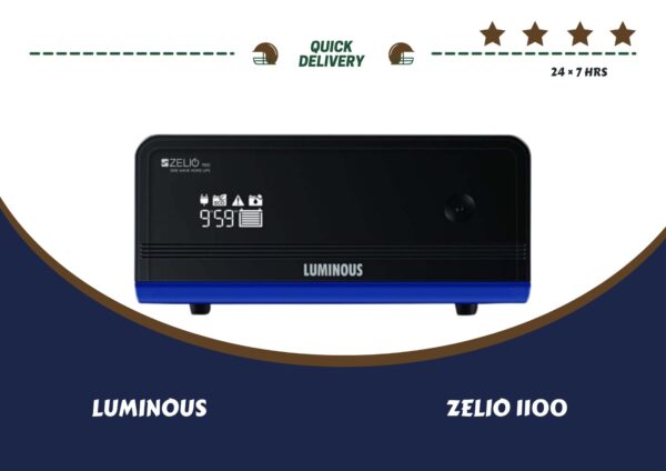 ZELIO 1100 VA PIC OF LUMINOUS ZELLO INVERTER 1100 VA
