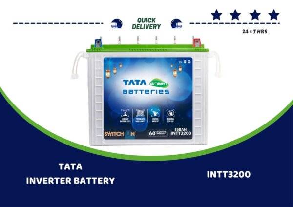 TATA GREEN TUBULAR BATTERY INTT3200