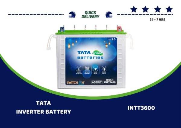 TATA GREEN TUBULAR BATTERY INTT3600