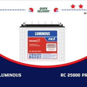 LUMINOUS INVERTER BATTERY RC25000 PRO (200 AH)