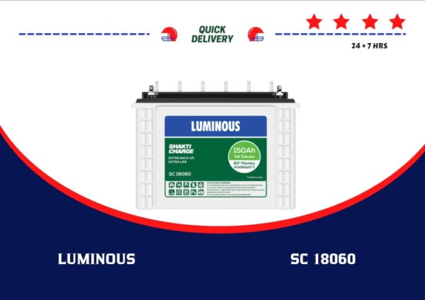 PIC OF LUMINOUS INVERTER BATTERY SC18060