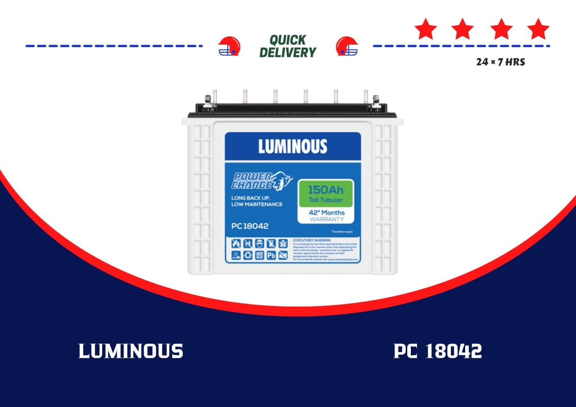 Home PIC OF LUMINOUS INVERTER BATTERY PC18042