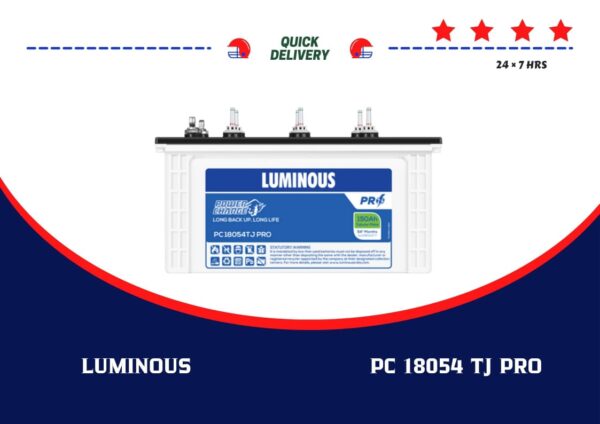 PIC OF LUMINOUS INVERTER BATTERY PC18054TJ PRO
