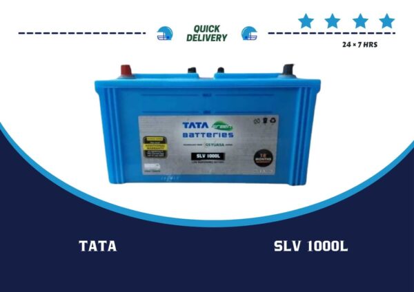 PIC OF TATA TRACTOR BATTERY SLV1000L
