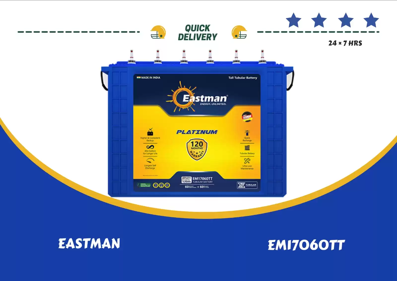 PIC OF EASTMAN INVERTER BATTERY EM17060TT