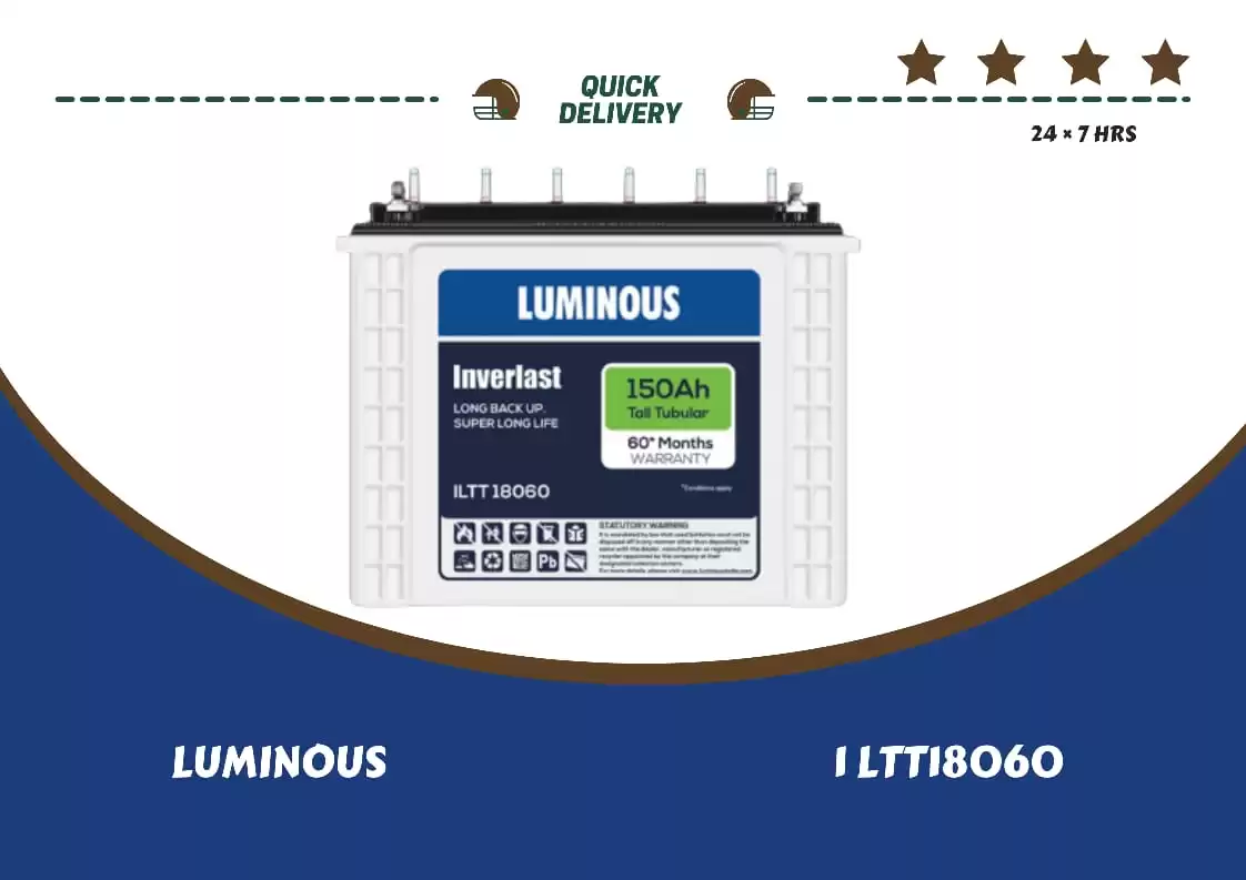PIC OF LUMINOUS INVERTER BATTERY ILTT18060