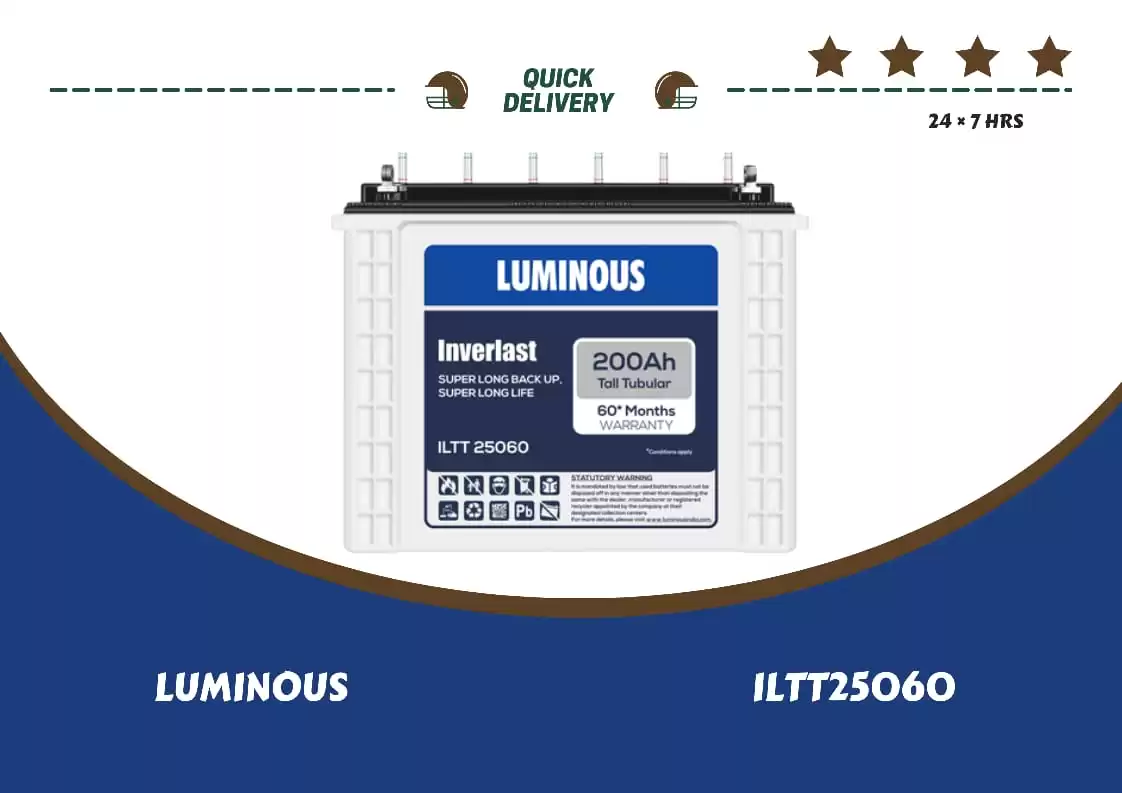 PIC OF LUMINOUS INVERTER BATTERY ILTT25060