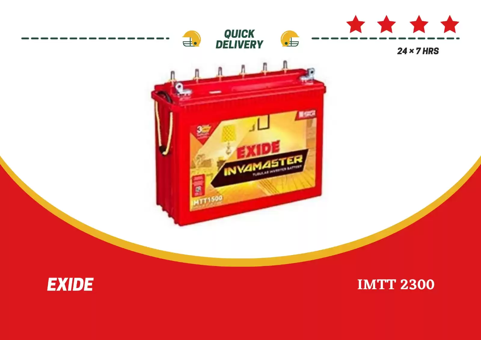PIC OF EXIDE INVERTER BATTERY IMTT2300