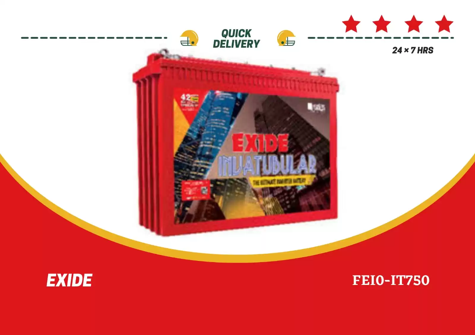 PIC OF EXIDE INVERTER BATTERY IT750
