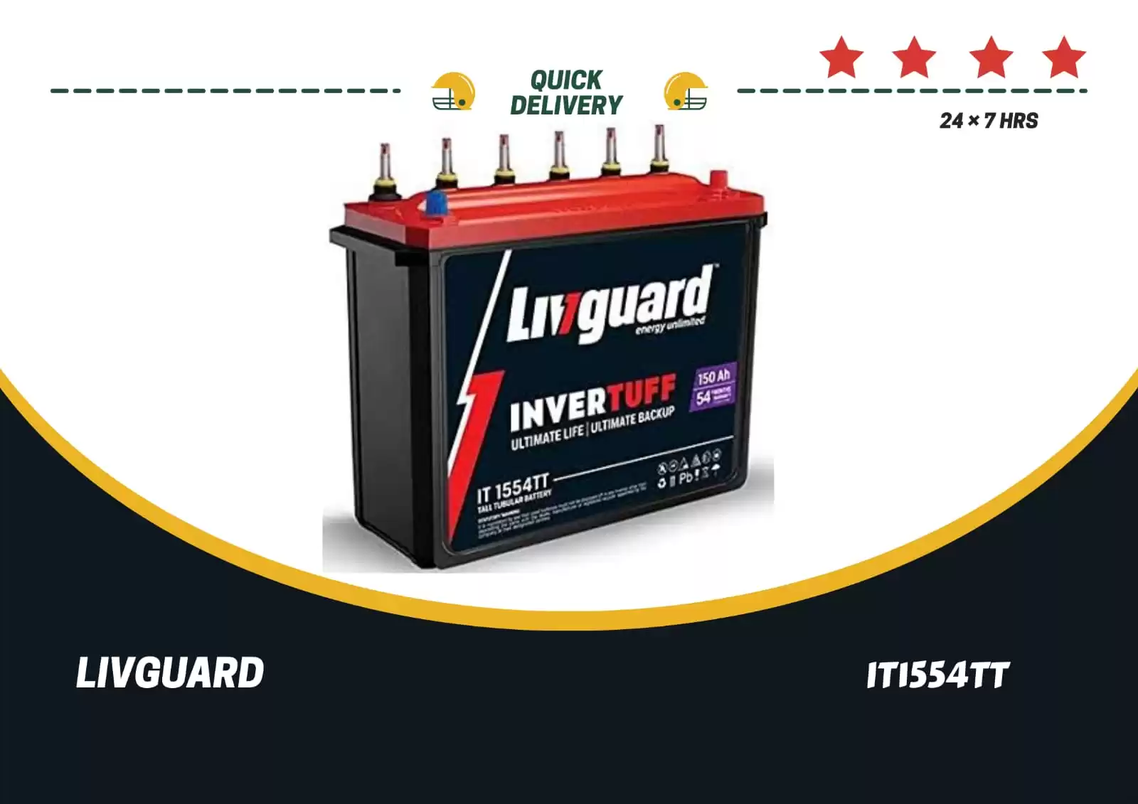 PIC OF LIVGUARD INVERTER BATTERY IT1554TT